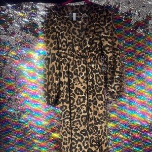 Print Long Sleeve dress